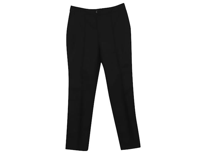 Pantalones de corte slim en lana negra MCQ de Alexander McQueen Negro  ref.898781