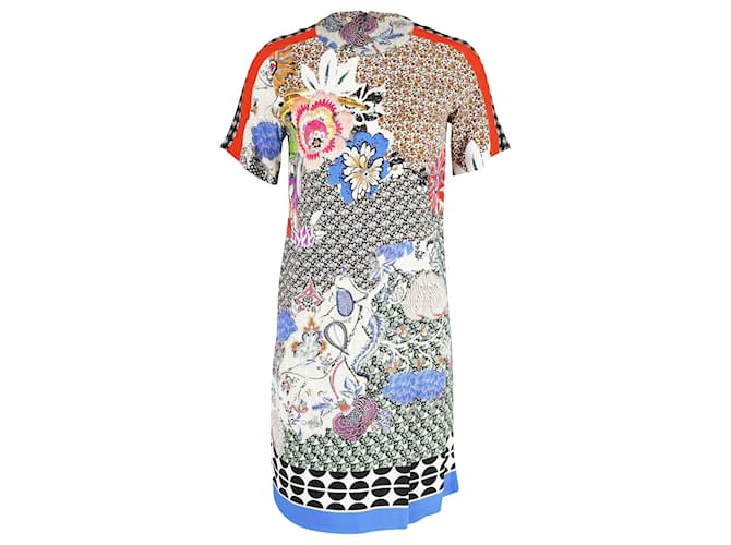 Bedrucktes knielanges Kleid von Etro aus mehrfarbiger Viskose Mehrfarben Zellulosefaser  ref.898873