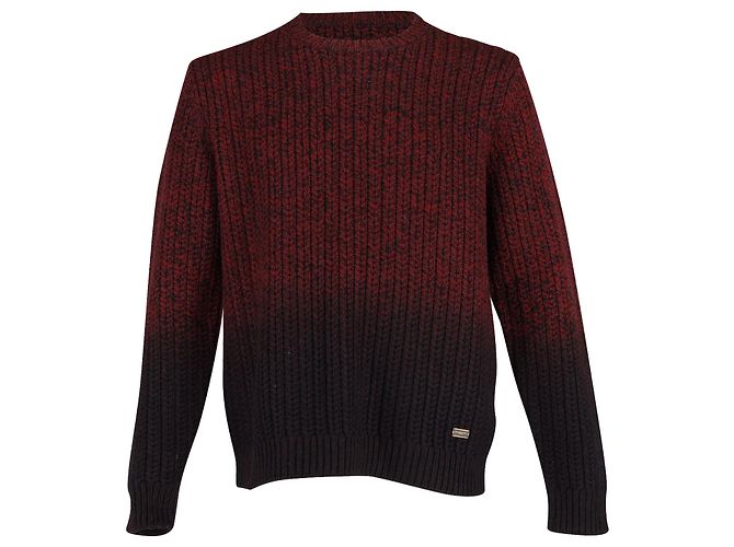 Burberry Grobstrickpullover aus mehrfarbiger Wolle