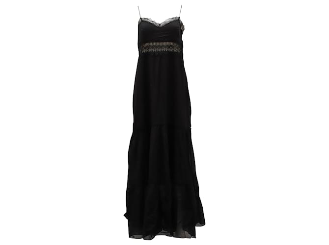 Autre Marque Charo Ruiz Ibiza Geneva Kleid aus schwarzer Baumwolle  ref.899008