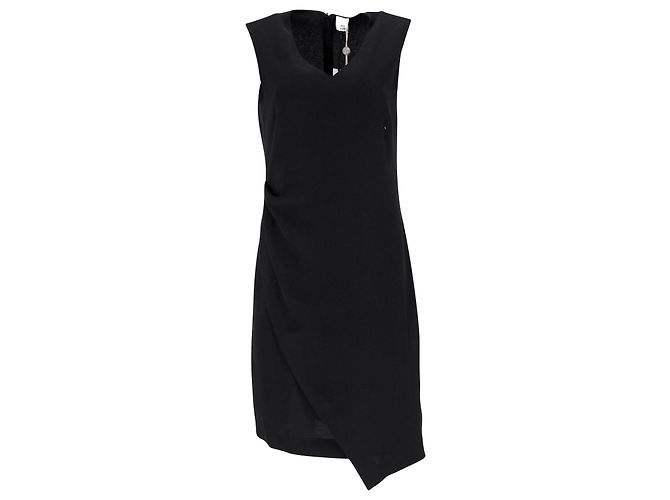 Iris & Ink Sleeveless Sheath Dress in Black Polyester