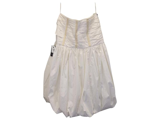 Falda abullonada de algodón color crema Roselani de Ulla Johnson Blanco Crudo  ref.899076