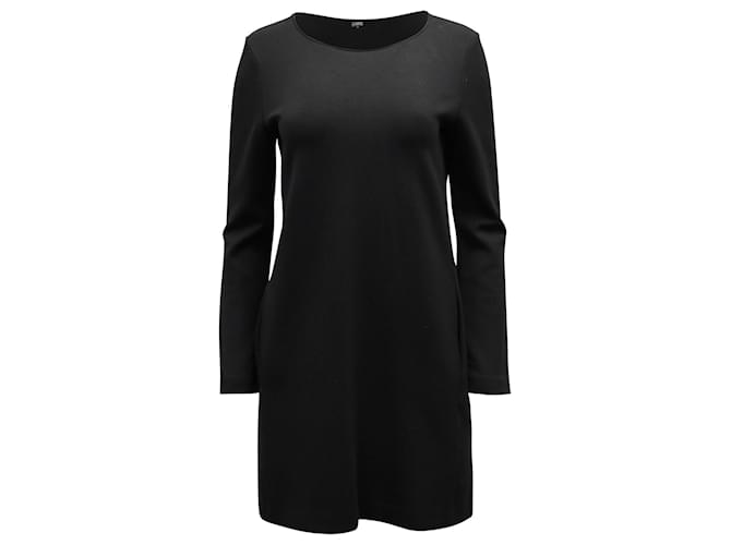 Theory Long Sleeve Dress in Black Viscose Cellulose fibre  ref.899086
