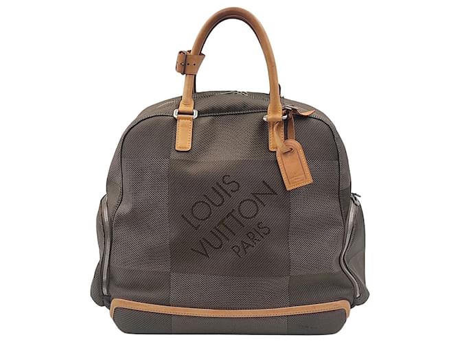 Louis Vuitton Damier Geant travel bag in canvas Brown Cloth  ref.899110