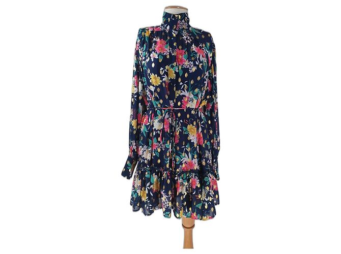 Autre Marque Forever Unique Multicolour Polyester Dress Multiple colors