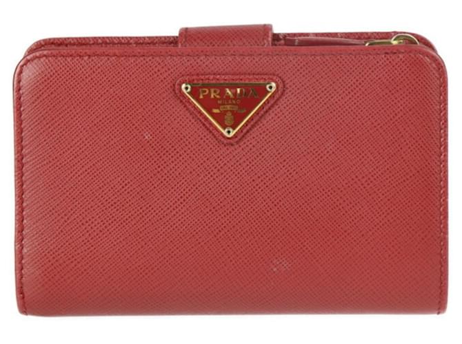 Prada Saffiano Red Leather  ref.899222