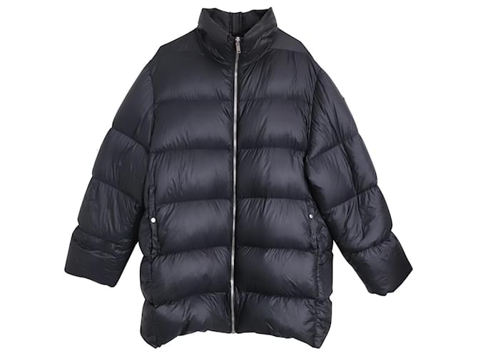 Abrigo Cyclopic de Moncler + Rick Owens en nailon negro Nylon  ref.899849