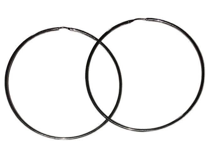 Autre Marque Pendientes de plata 6,5mm 