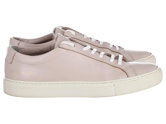 Autre Marque Common Projects Achilles Leather Sneakers in Light Pink Leather  ref.900194