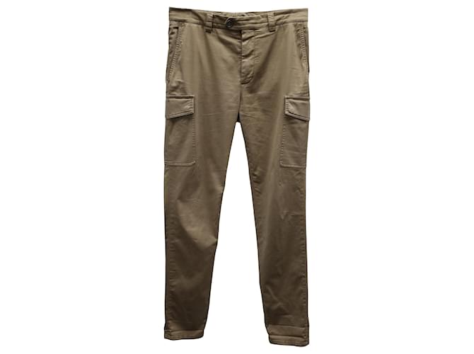 Brunello Cucinelli Cargo Pants in Brown Cotton  ref.900285
