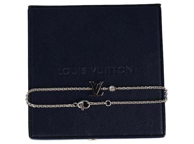 Louis Vuitton LV Initial 18k White Gold Charm Louis Vuitton