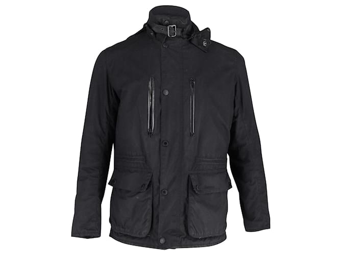 Barbour Cumbrae Casual Jacket in Black Cotton  ref.900363