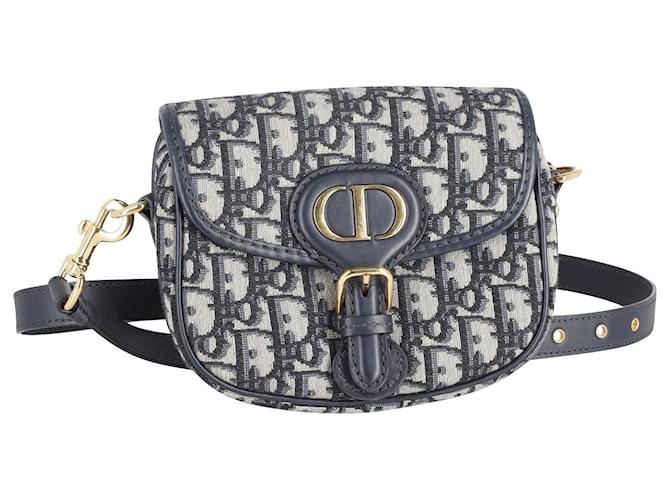 Saddle Bag Black Dior Oblique Jacquard
