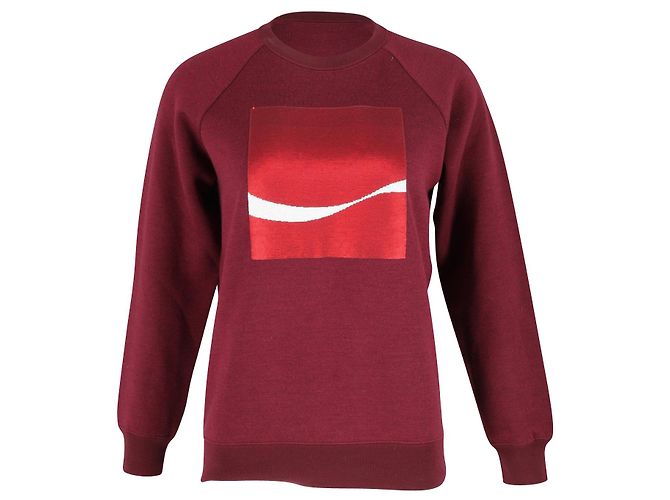 Moletom Marc Jacobs Coca-Cola Motif em Borgonha Tencel Vermelho Bordeaux