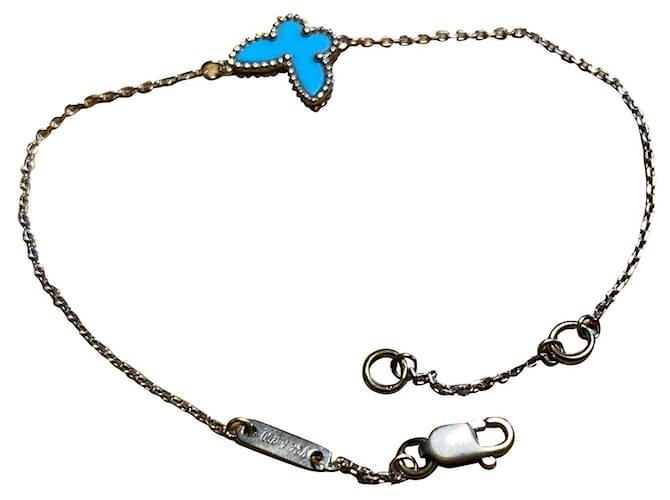 Van Cleef & Arpels Bracelets Or blanc Turquoise  ref.900533