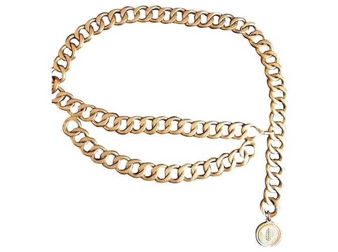 Cambon Chanel CEINTURE CHAINE DOREE Chaîne Doré  ref.901216