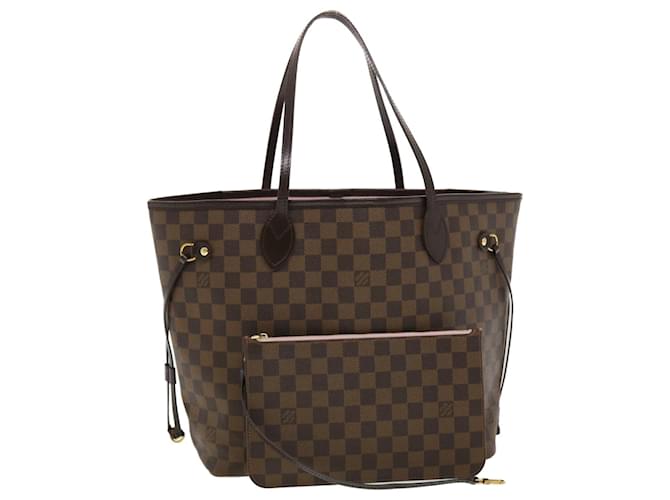 LOUIS VUITTON Damier Ebene Neverfull MM Tote Bag N51105 LV Auth 40600  ref.901306