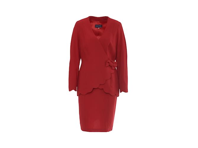 Thierry Mugler Red Suit  ref.901390
