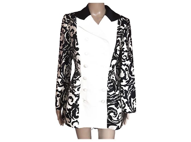 JACQUES FATH Jacken T.fr 38 Silk Schwarz