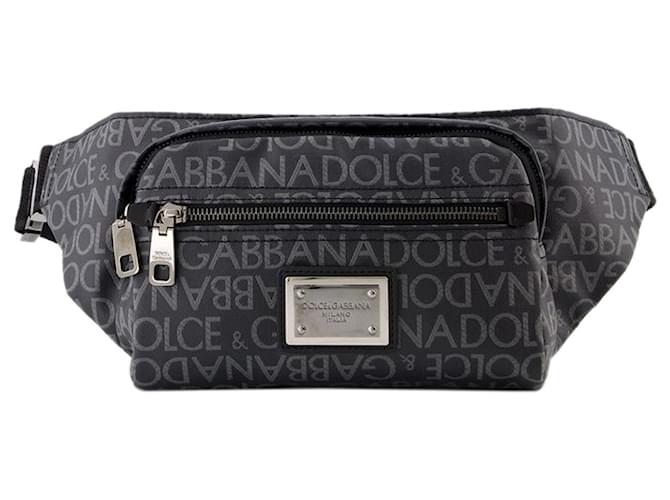 Dolce & Gabbana Spalmato-Tasche – Dolce&Gabbana – PVC – Schwarz  ref.901557
