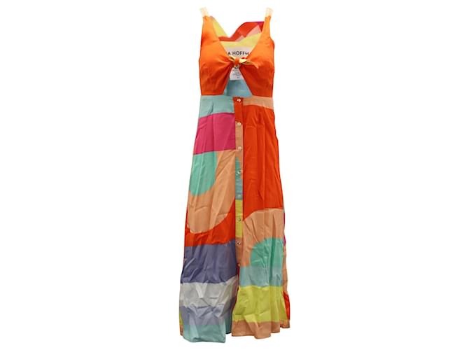 Autre Marque Mara Hoffman Tie Front Dress in Multicolor Tencel Lyocell Multiple colors  ref.901587