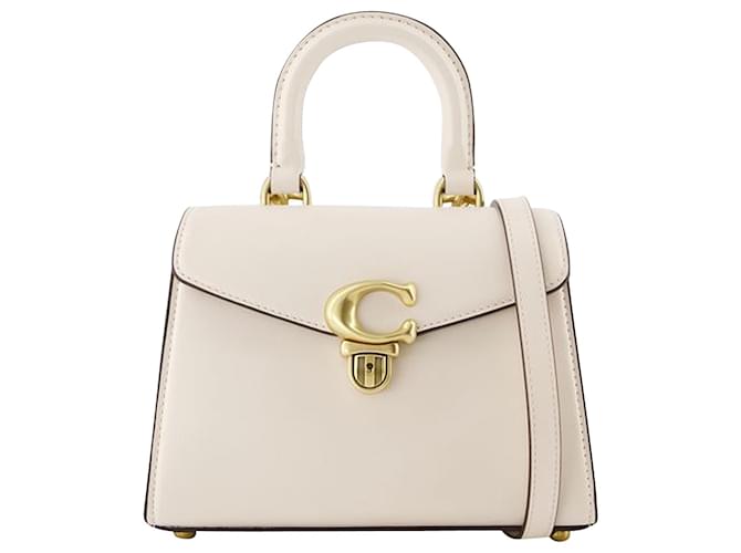 Coach tabby top handle 20 online white