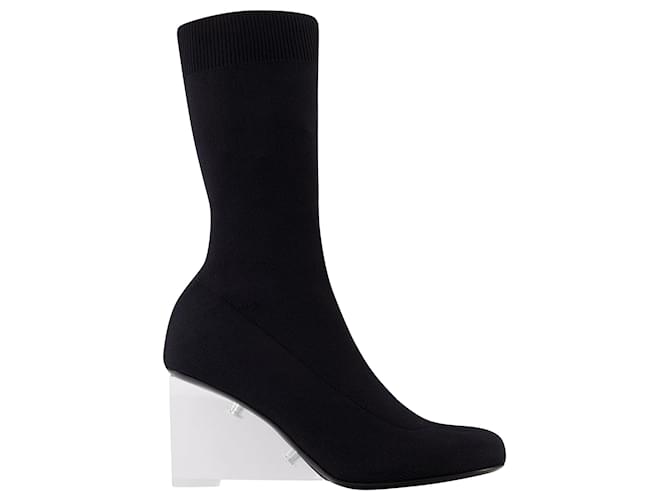 Boots - Alexander Mcqueen - Black - Leather  ref.901676