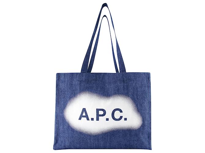 Apc Diane Tote bag - A.P.C - Cotton - Blue  ref.901704