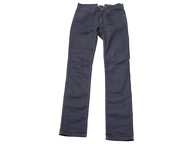 Jeans Acne Studios Max Skinny em algodão azul Speed Azul marinho  ref.901750