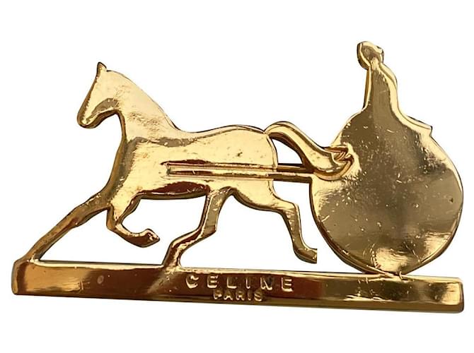 Lanvin Pins & Broschen Golden Metall  ref.901785