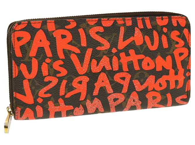 LOUIS VUITTON Monogram Zippy Wallet Long Wallet M42616 LV Auth