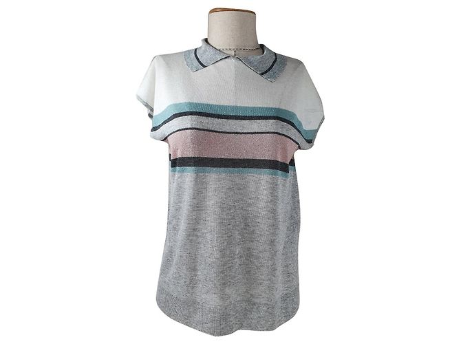 Top Laurèl in viscosa multicolore