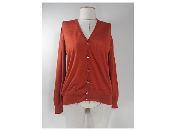 Etro Knitwear Orange Silk Cashmere  ref.901913