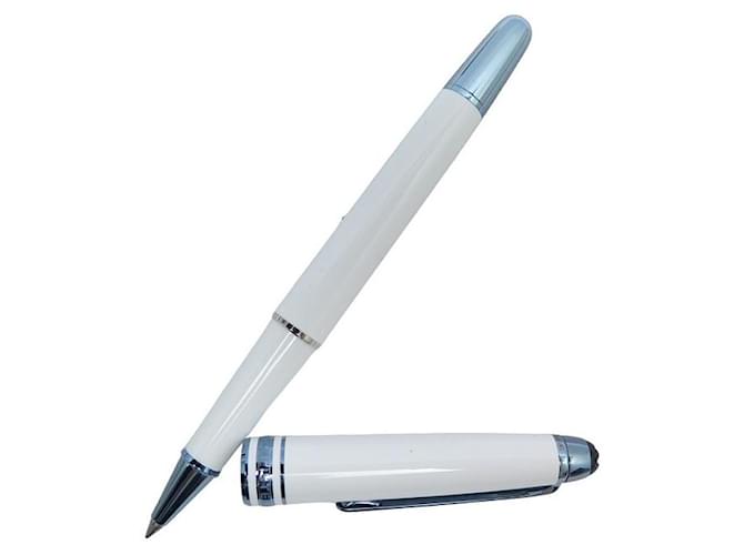 NEW MONTBLANC MEISTERSTUCK GLACIER CLASSIC MB PEN129400 ROLLERBALL PEN White Resin  ref.902024