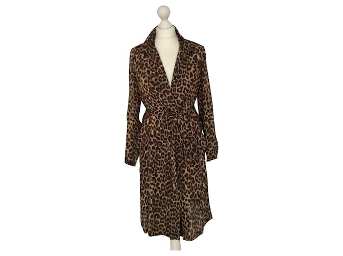 Mes Demoiselles ... Trench coats Brown Viscose  ref.902124