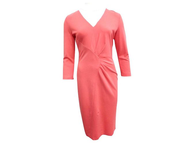Vestido de jérsei de viscose coral Escada
