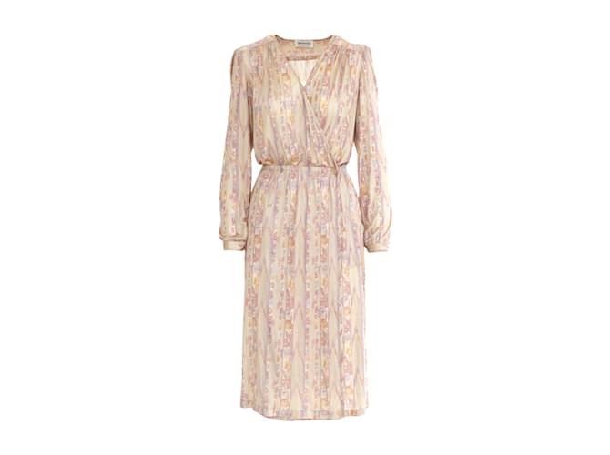 Missoni Vintage Floral Dress Multiple colors Silk  ref.902234