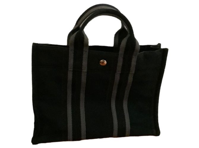 Toto Bag Hermès Toto cabas Noir