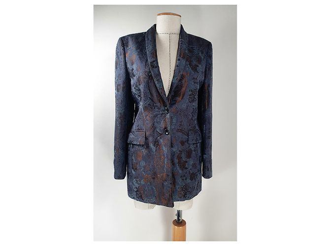 Blazer Escada de seda e rayon Multicor