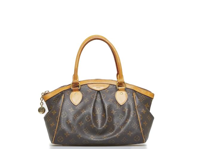 Louis Vuitton Monogram Tivoli PM Brown Cloth  ref.903085