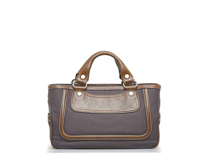 Céline Canvas Boogie Handbag Brown Cloth  ref.903114