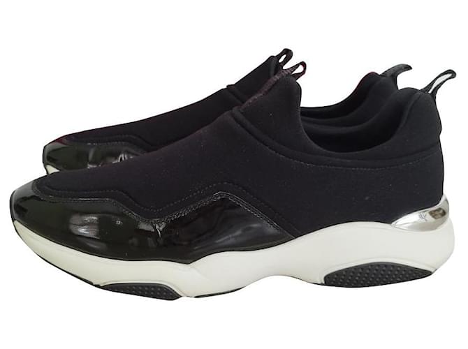 Salvatore Ferragamo Sneakers Black Polyester  ref.903424