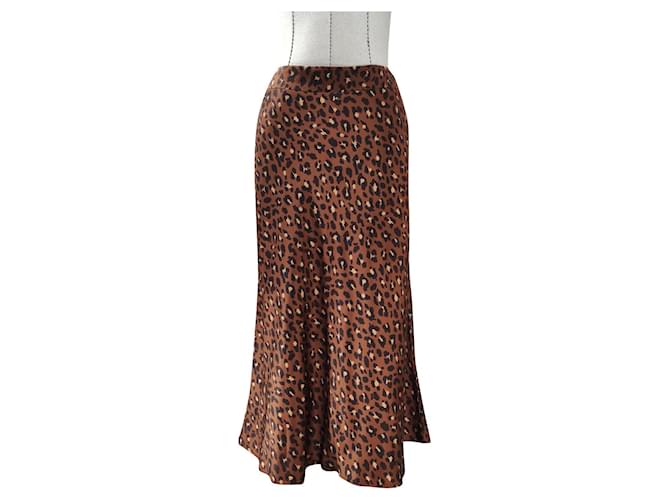 Leopard Print Pencil Skirts Elegant High Waist Knee Length - Temu Israel