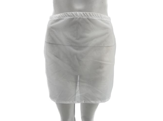 Autre Marque MAISONCLEO  Skirts T.International S Polyester White  ref.903563