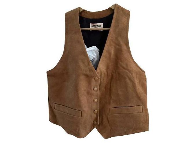 Zadig & Voltaire Lederjacke von Zadig et Voltaire Karamell