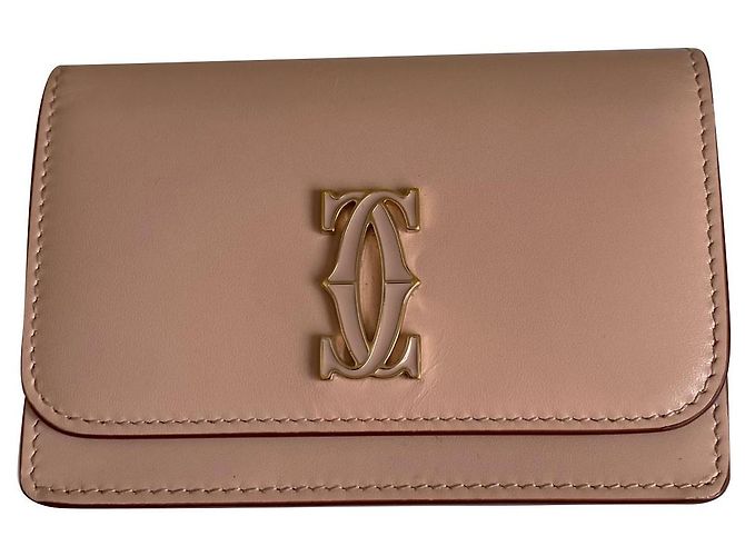 Cartier Purses, wallets, cases Pink