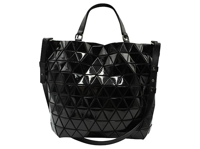 BAO BAO ISSEY MIYAKE CRYSTAL GLOSS Mini Shoulder Bag White