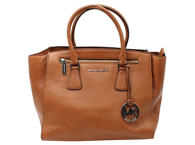 Michael Kors pebbled on sale leather satchel. Used once and has been in my closet since