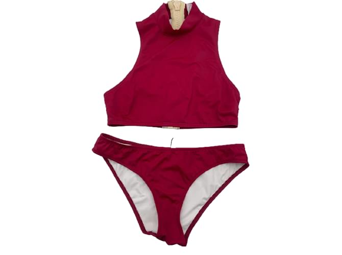 SOLID & STRIPED  Swimwear T.International S Polyester Red  ref.904538