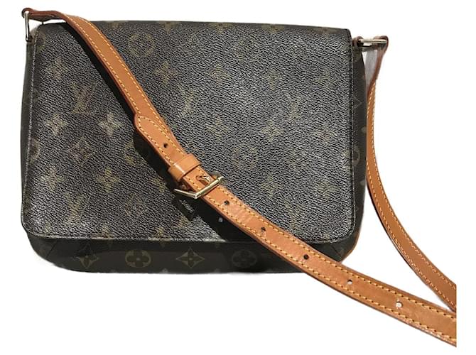 Louis Vuitton, Bags, Authentic Louis Vuitton Vintage Messenger Shoulder  Bag Brown Monogram
